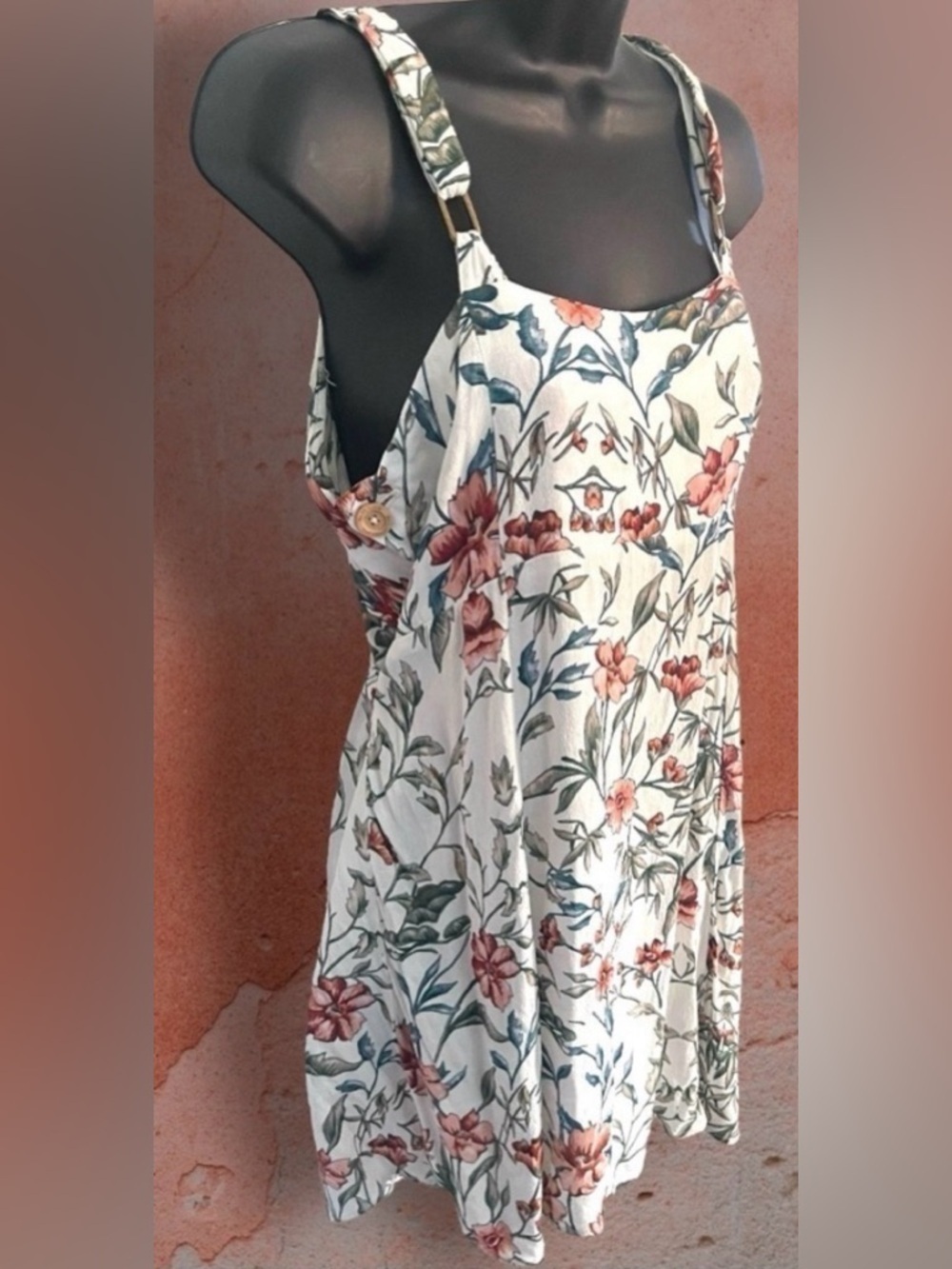 Juliana’s Boutique In A Past Life Floral Mini Dress Boho XL